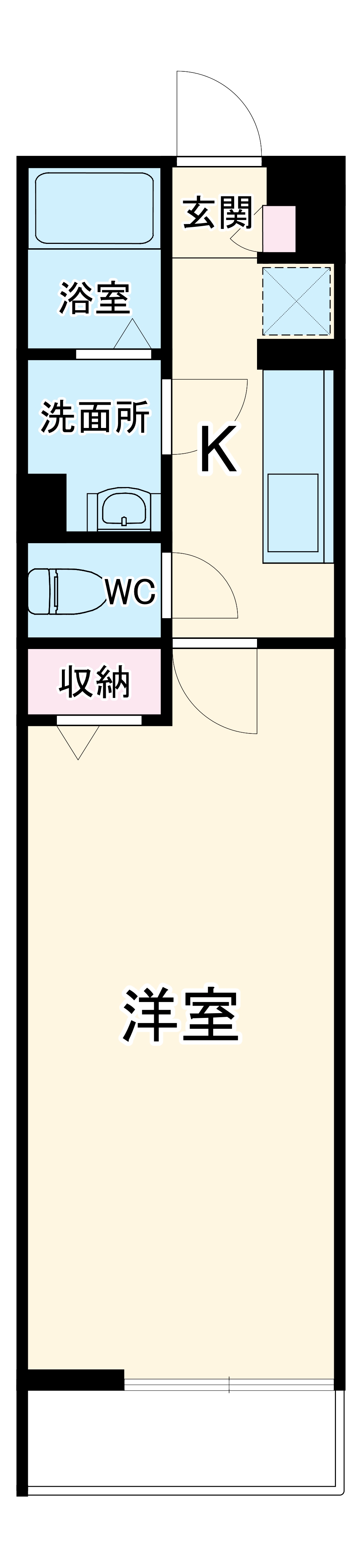 リブリ・ミライスの間取り