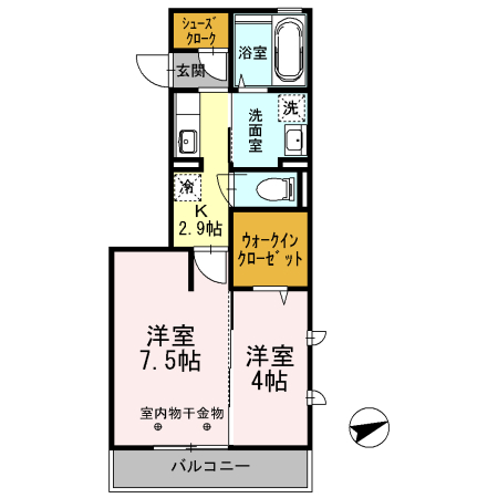 ワイズハウスの間取り