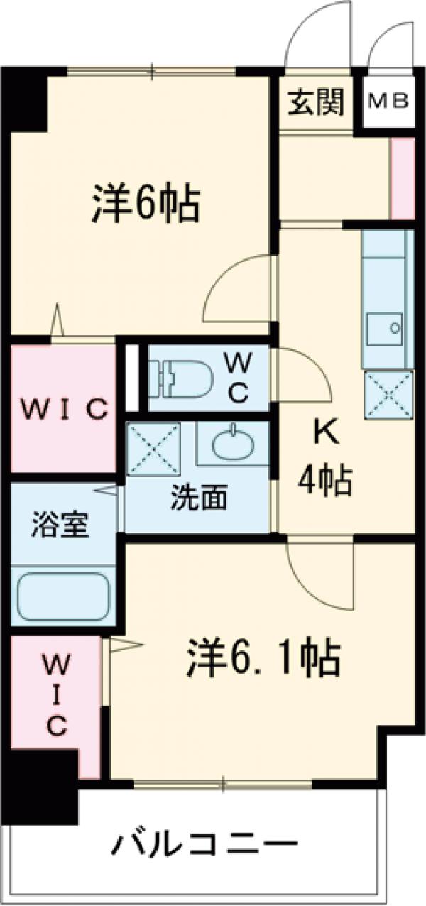 スカイシャトレ空港南の間取り