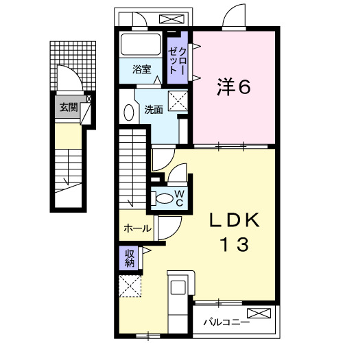 ガニメデの間取り