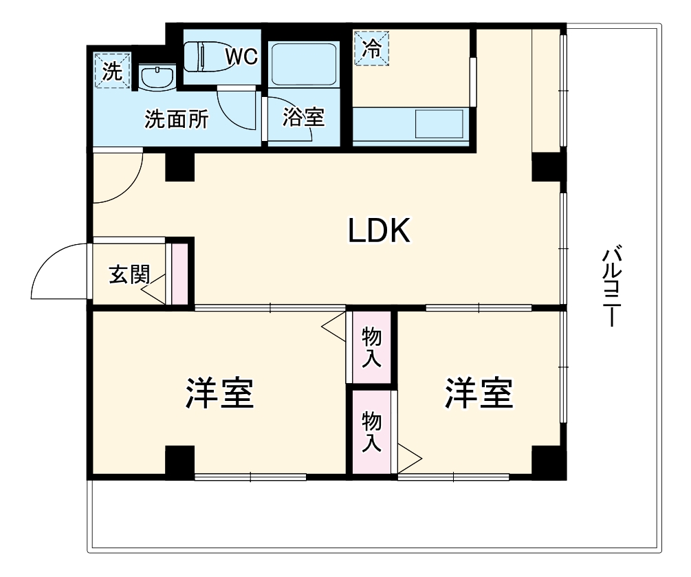 アールスリー川越の間取り