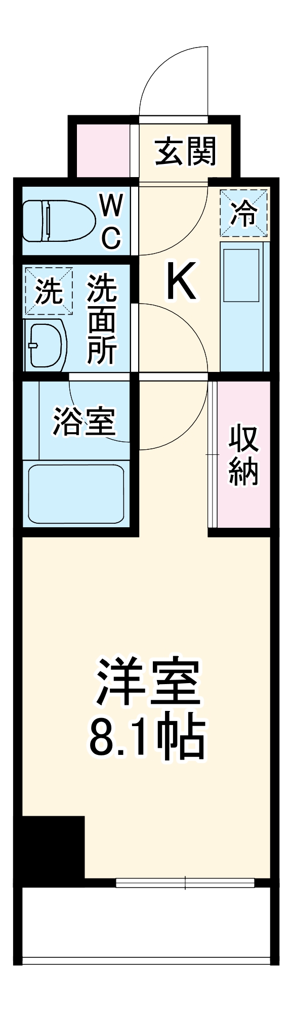 ヴィラ・デル・ソーレ栄の間取り