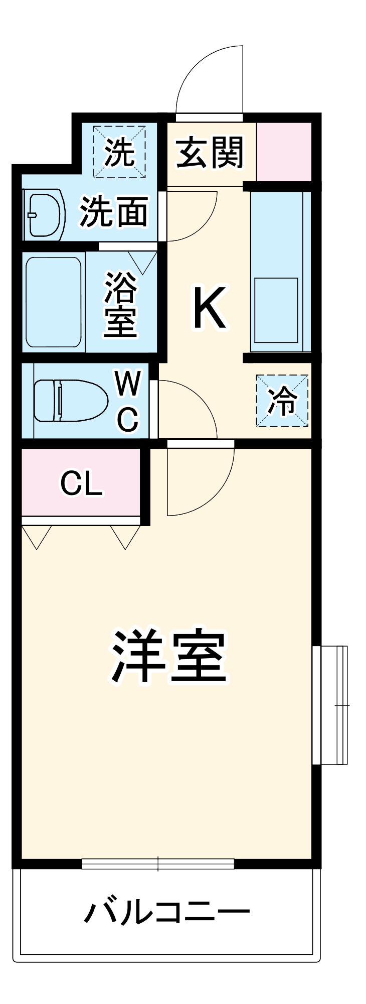 Cynthia山下の間取り