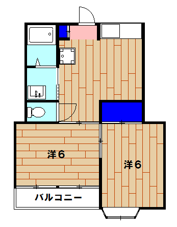 鈴木コーポの間取り