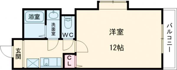 ル・レーヴ薬院の間取り