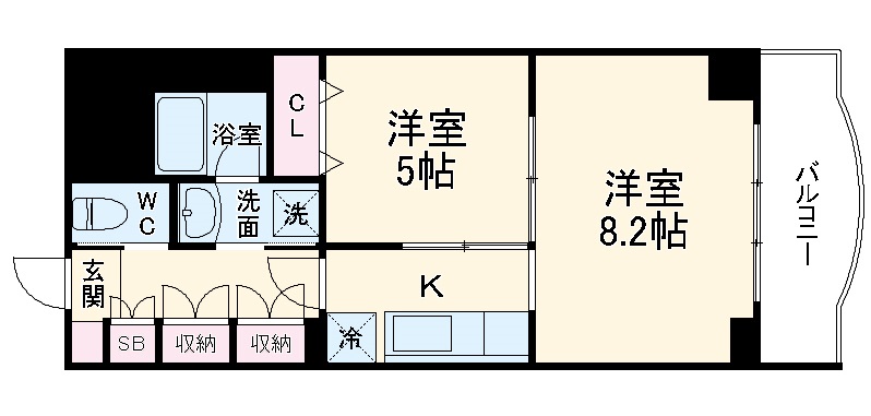 ベルウッドヤマトヤの間取り