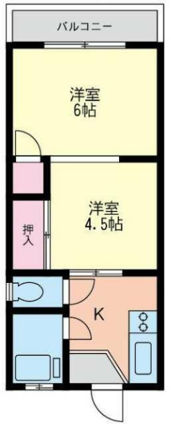 コスモAoi鵠沼海岸の間取り