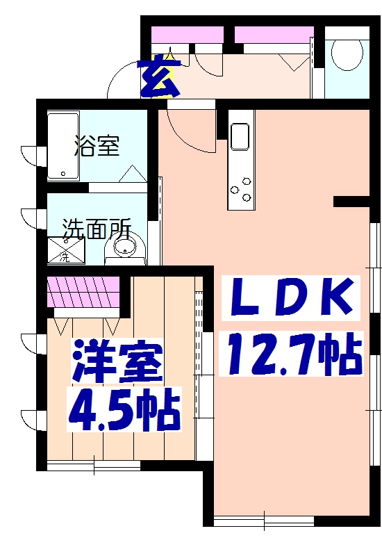 サンボナールの間取り