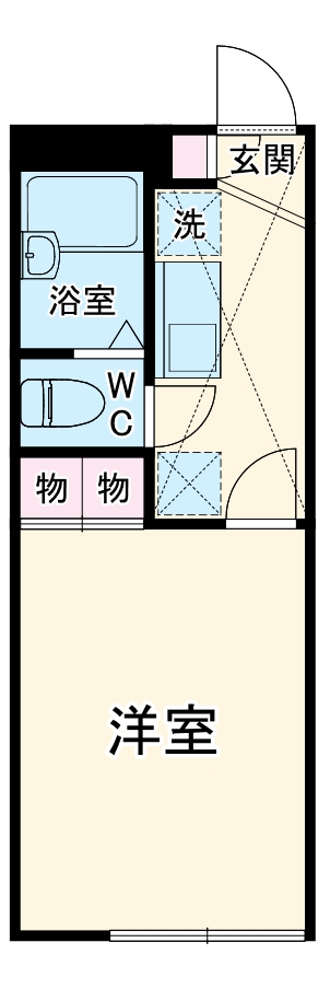 レオパレスラ ルースの間取り