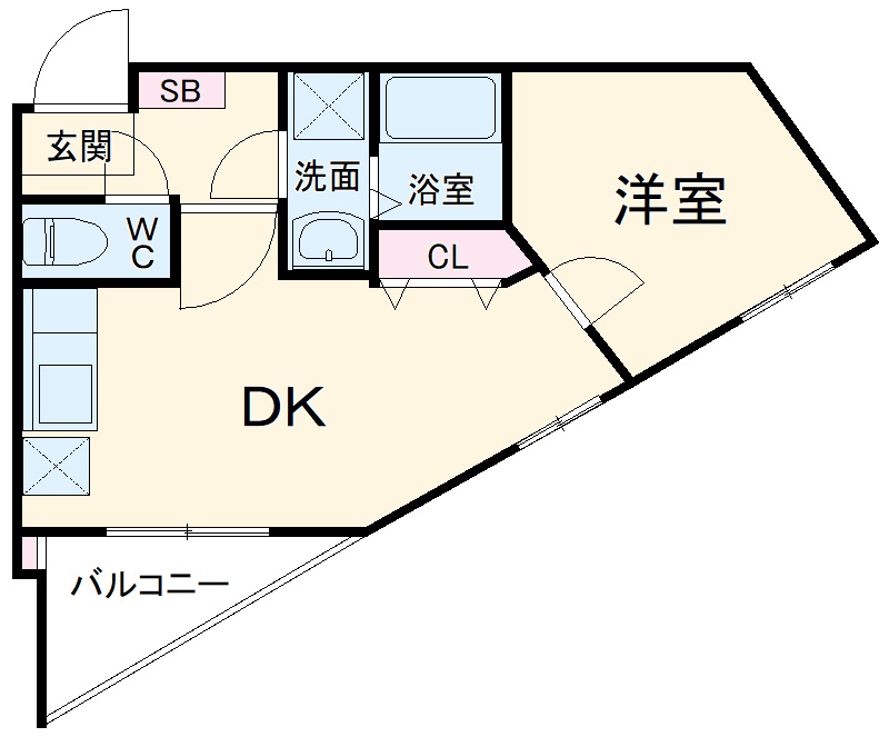 WEST COURT SOGAの間取り