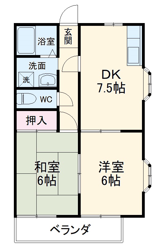 エクセレントノヴァCの間取り