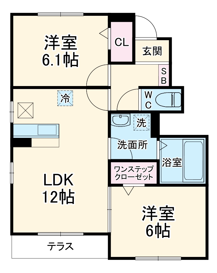 インペリアルＤの間取り