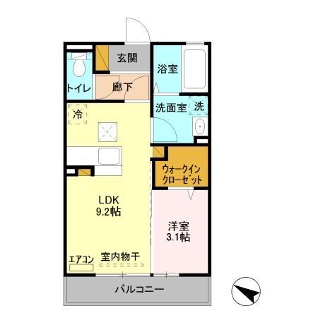 イーストファインヒルズの間取り