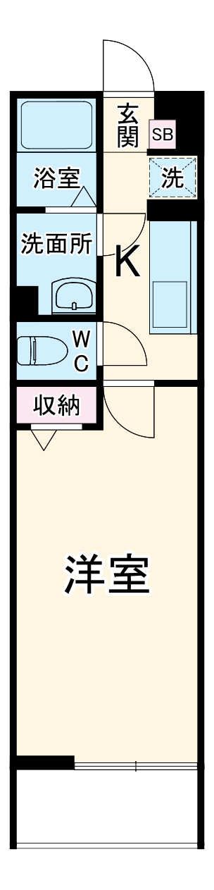 リブリ・B-one鎌倉の間取り