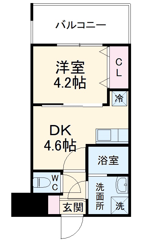 ジェイド博多の間取り