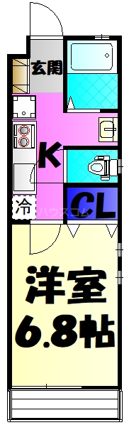 メゾンクレールⅡの間取り