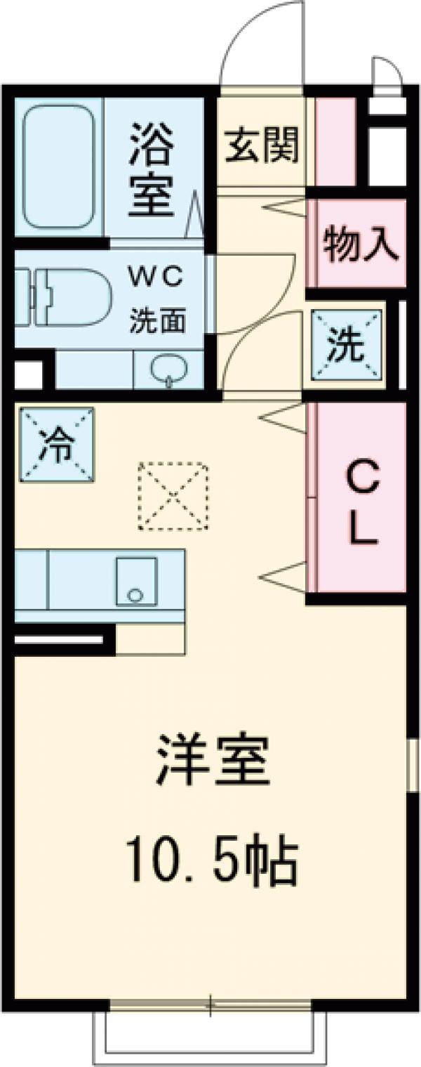 クレールコート 参番館の間取り