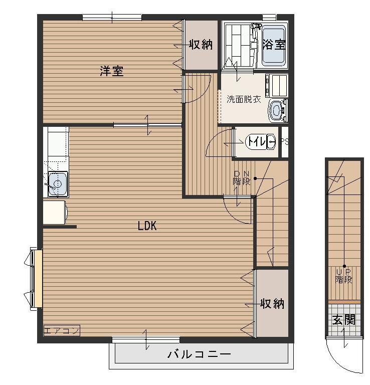 ブローテ川越Ⅱの間取り
