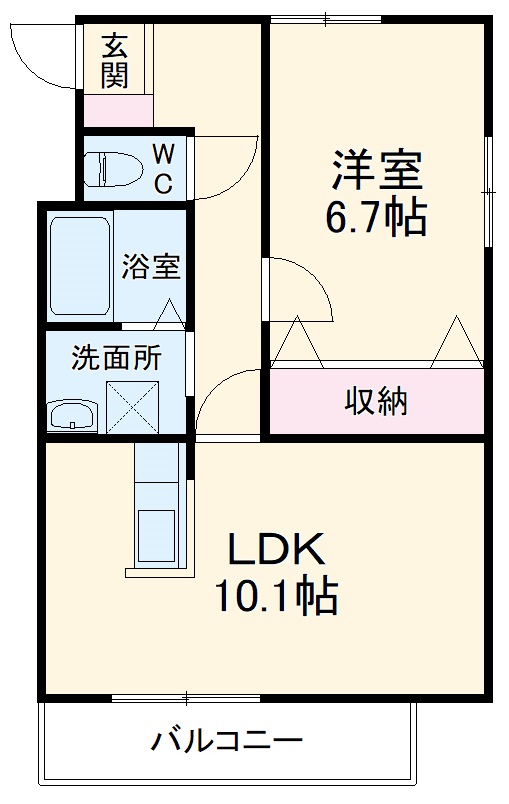 アモリールⅡの間取り
