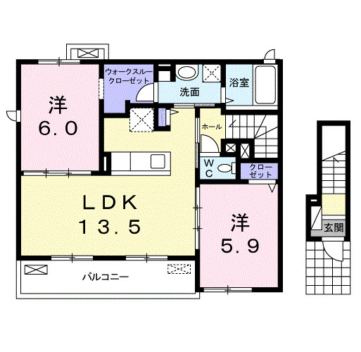 フォレスタⅠの間取り