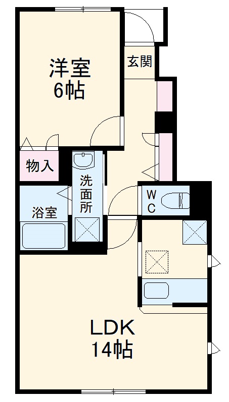 アレプロッツ・ツーの間取り
