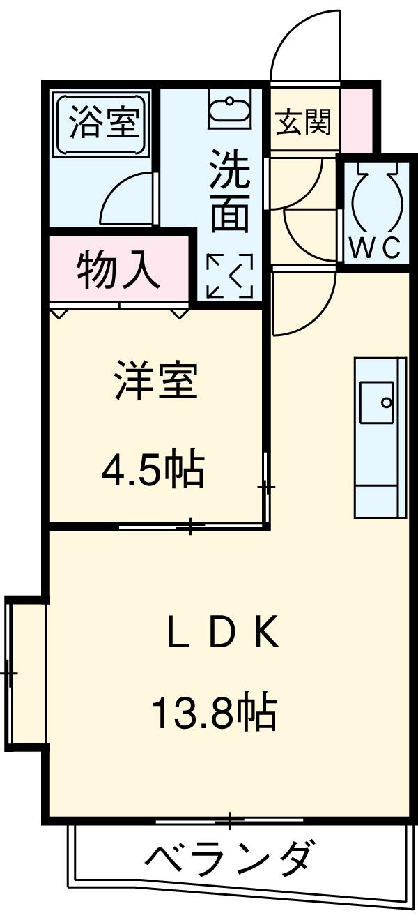 パディー江西の間取り