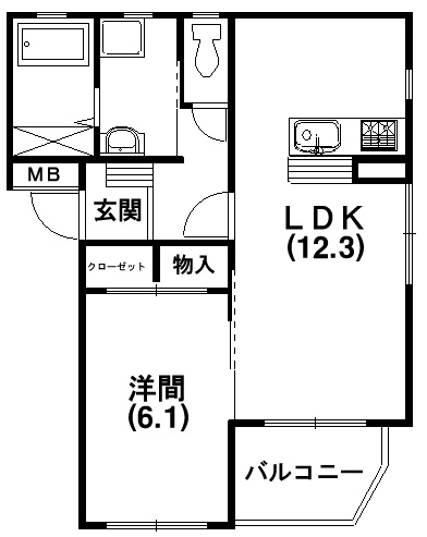 白鳥Lakeの間取り