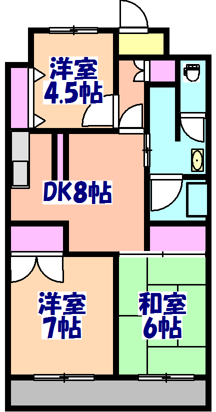 メゾン・ド・船橋の間取り