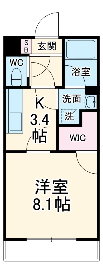 Aries Gardenの間取り