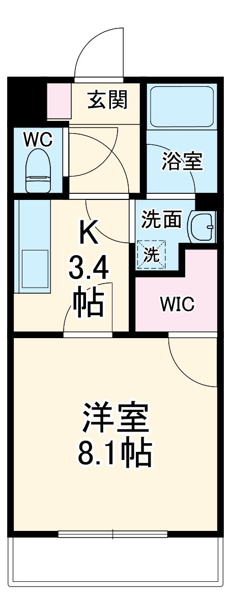 Ａｒｉｅｓ　Ｇａｒｄｅｎの間取り