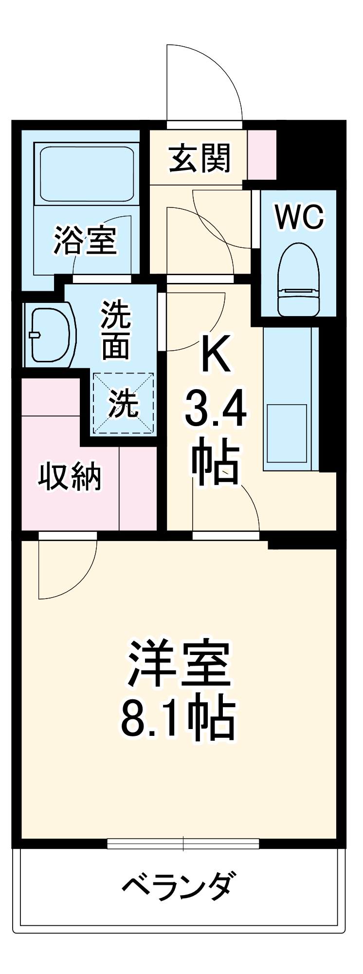 Ａｒｉｅｓ　Ｇａｒｄｅｎの間取り