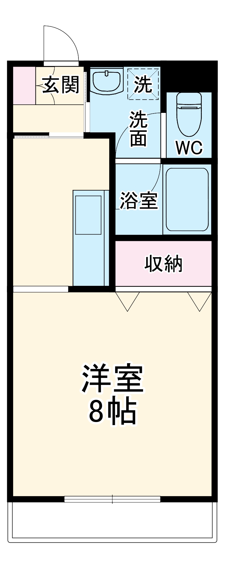 オリオンアパートメントの間取り