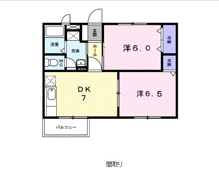 マリアージュSの間取り