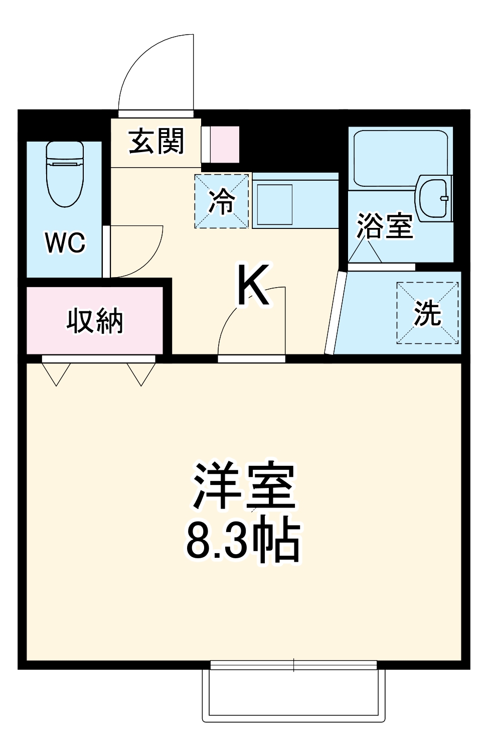 アムールWの間取り