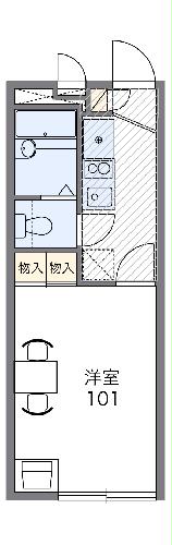 レオパレスシェソワの間取り