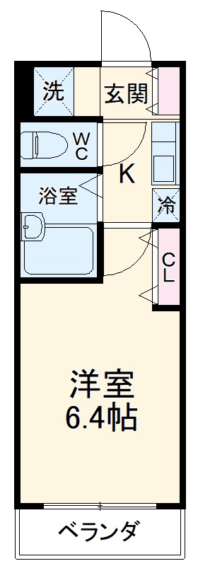 ベルメゾンシラトリの間取り