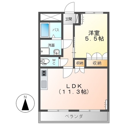 ウイステリアGの間取り