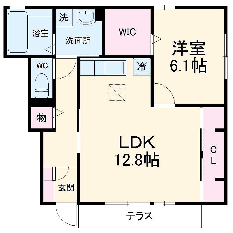 ハイネスAの間取り