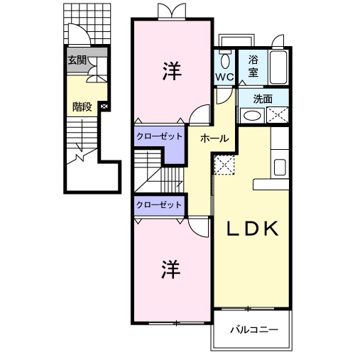 プレコリーヌⅢの間取り