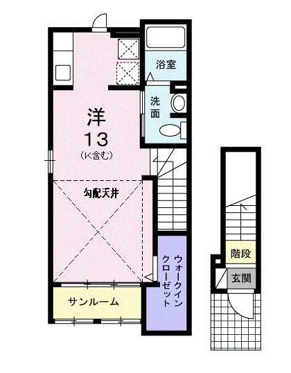 ラブリー・Kの間取り