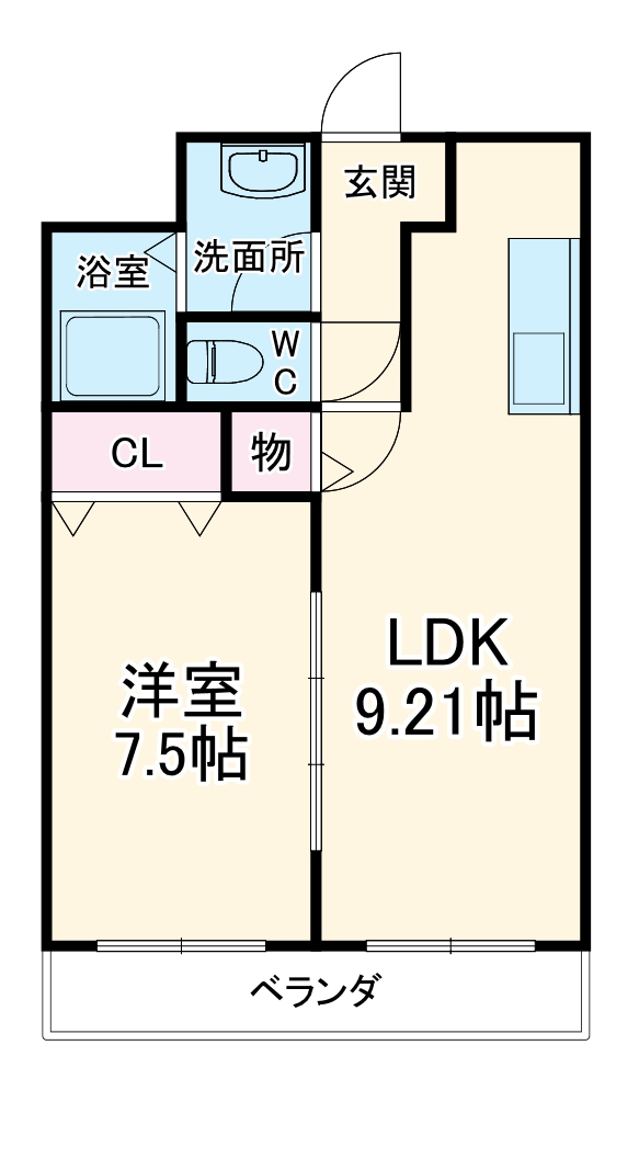 エバーフィールドⅡの間取り
