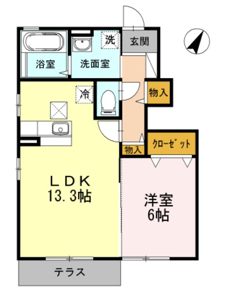 エクレールの間取り