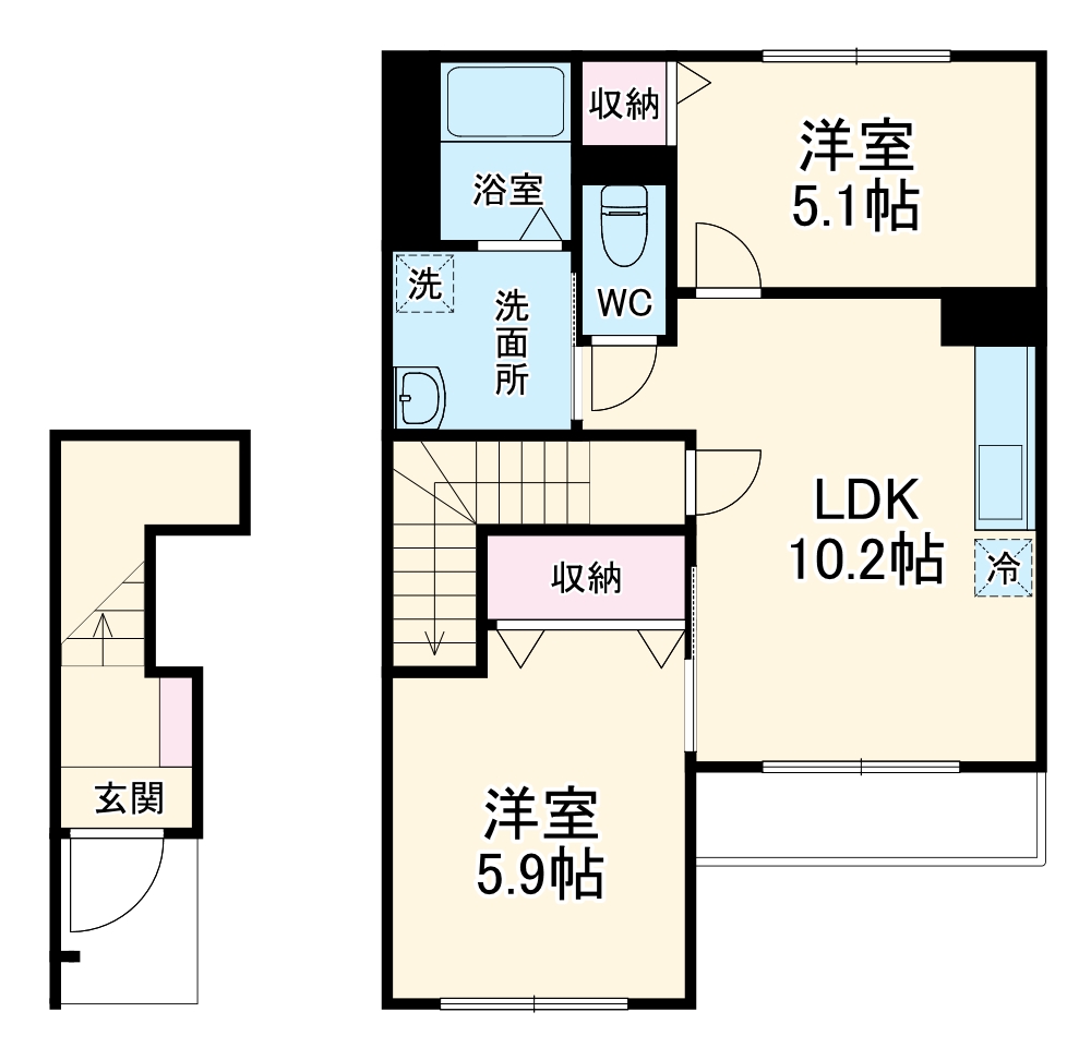 スターマインの間取り