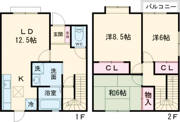 ラヴィル・ヒロの間取り