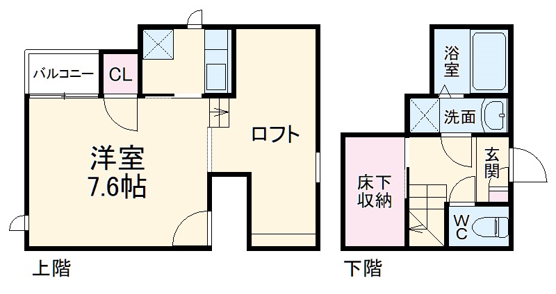 CB川越フーガの間取り