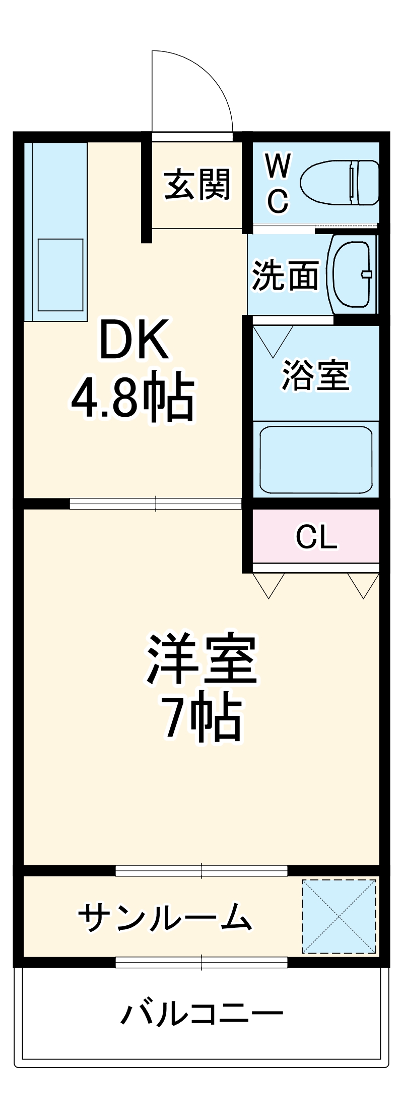 Sステージの間取り