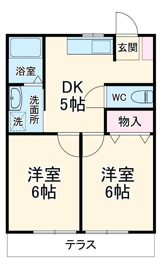 グリーンハイツの間取り