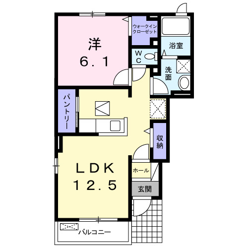 リビエラ Dの間取り