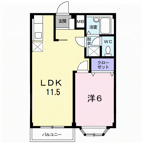 アネックス石井の間取り