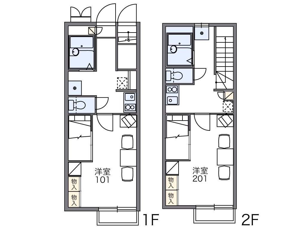 レオパレススカースデールの間取り